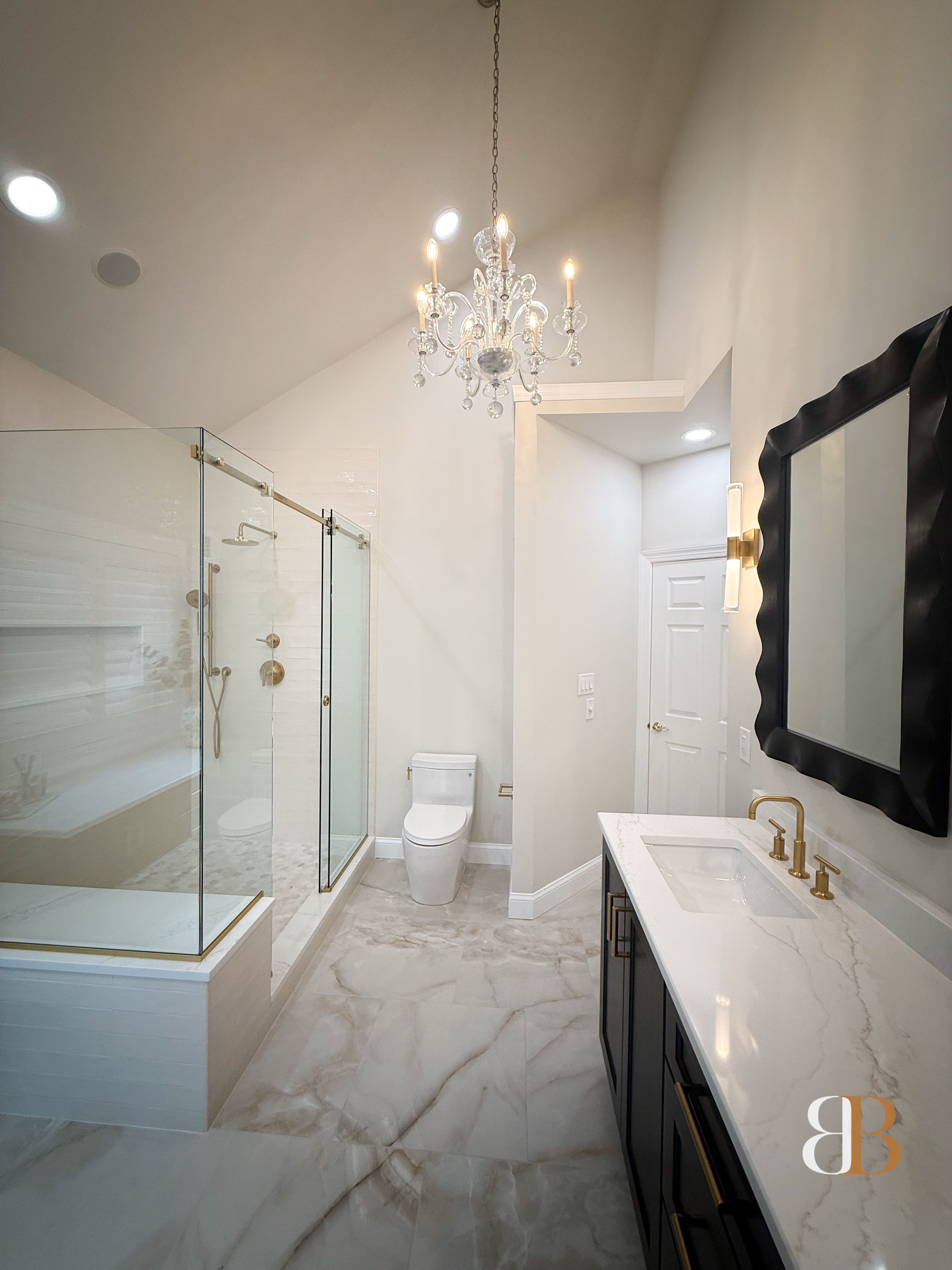 Contemporary bathroom remodel in Yardley by B&B Associates Creations — photo 4